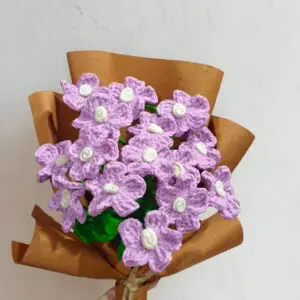 Lavender Crochet Scarf