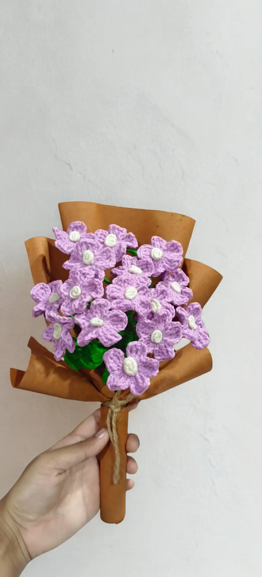 Lavender Crochet Scarf