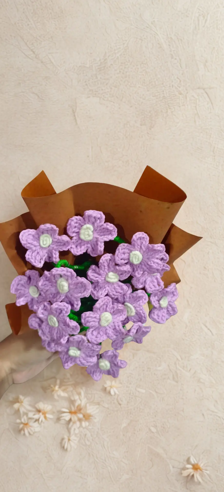 Lavender Crochet Scarf - Image 2